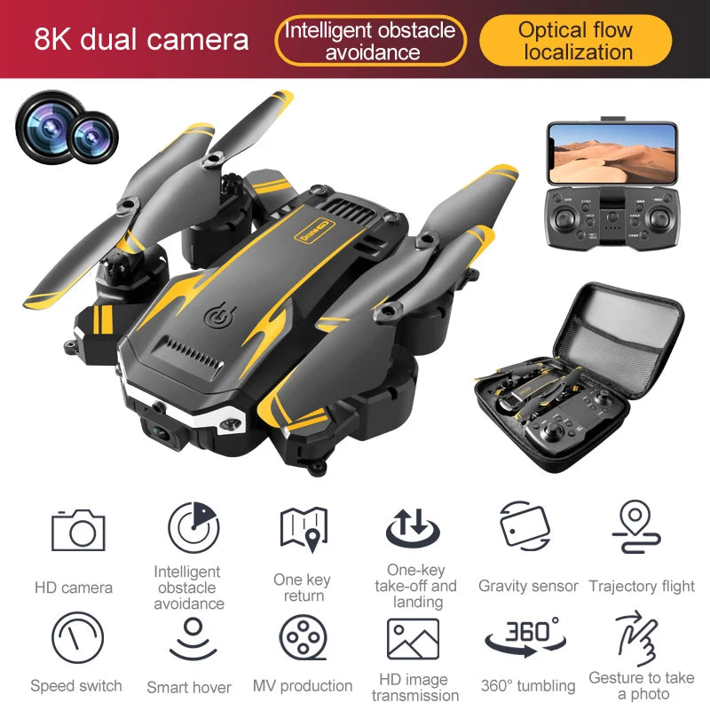 NEW G6 Mini Drone RC Camera Dron Remote Control Quadcopter Follow Me Helicopter Circle Fly Drones For Kids Toys Birthday Gift
