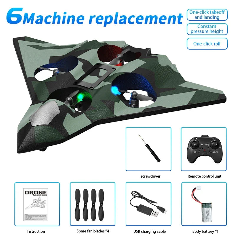 Cross-border Hit CZ36 Remote Control Foam Airplane, Drone Hovering Flight Fighter, Fixed Height Rolling Stunt Toy