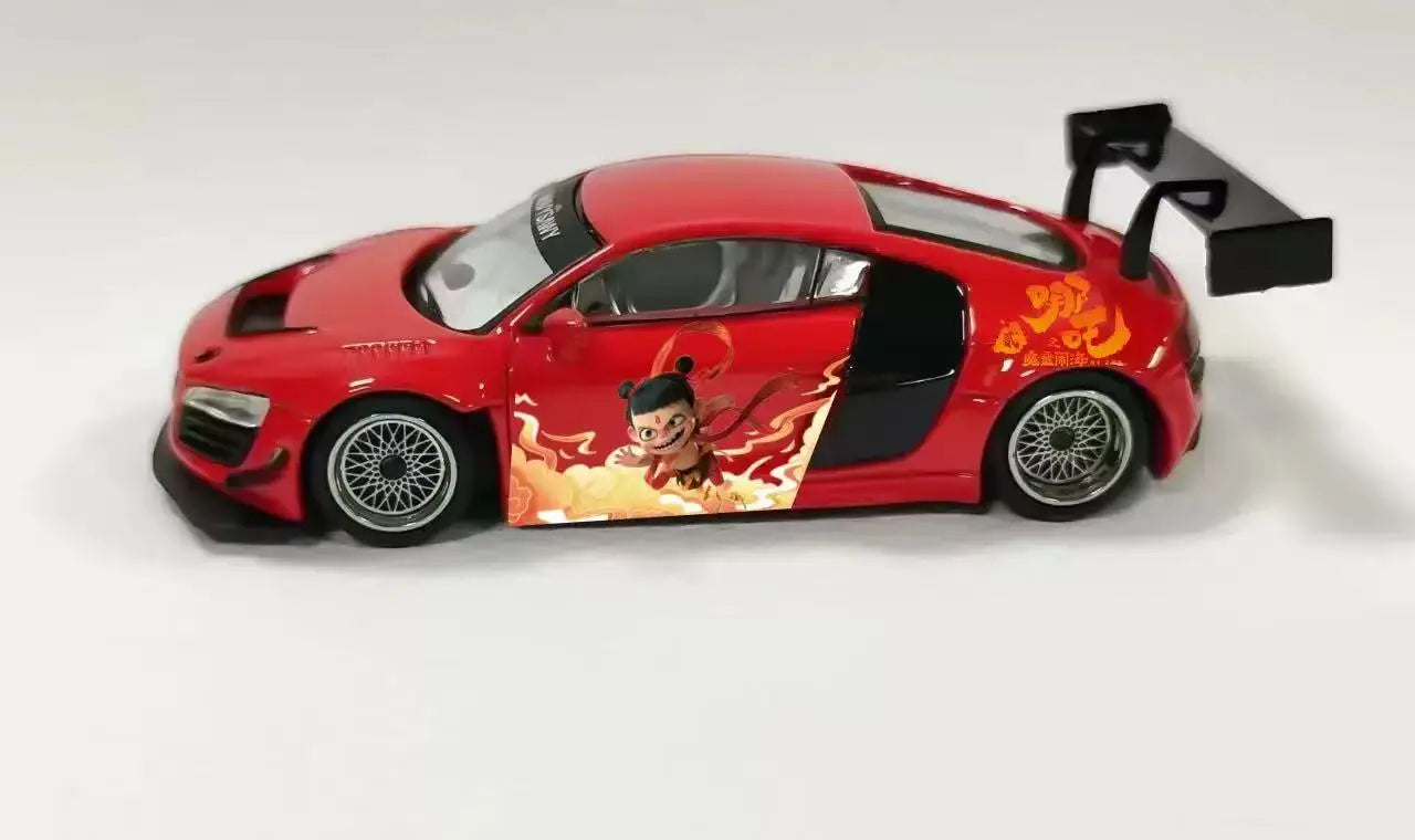 LMF 1:64 R8 LMS Ultra Racing alloy car model