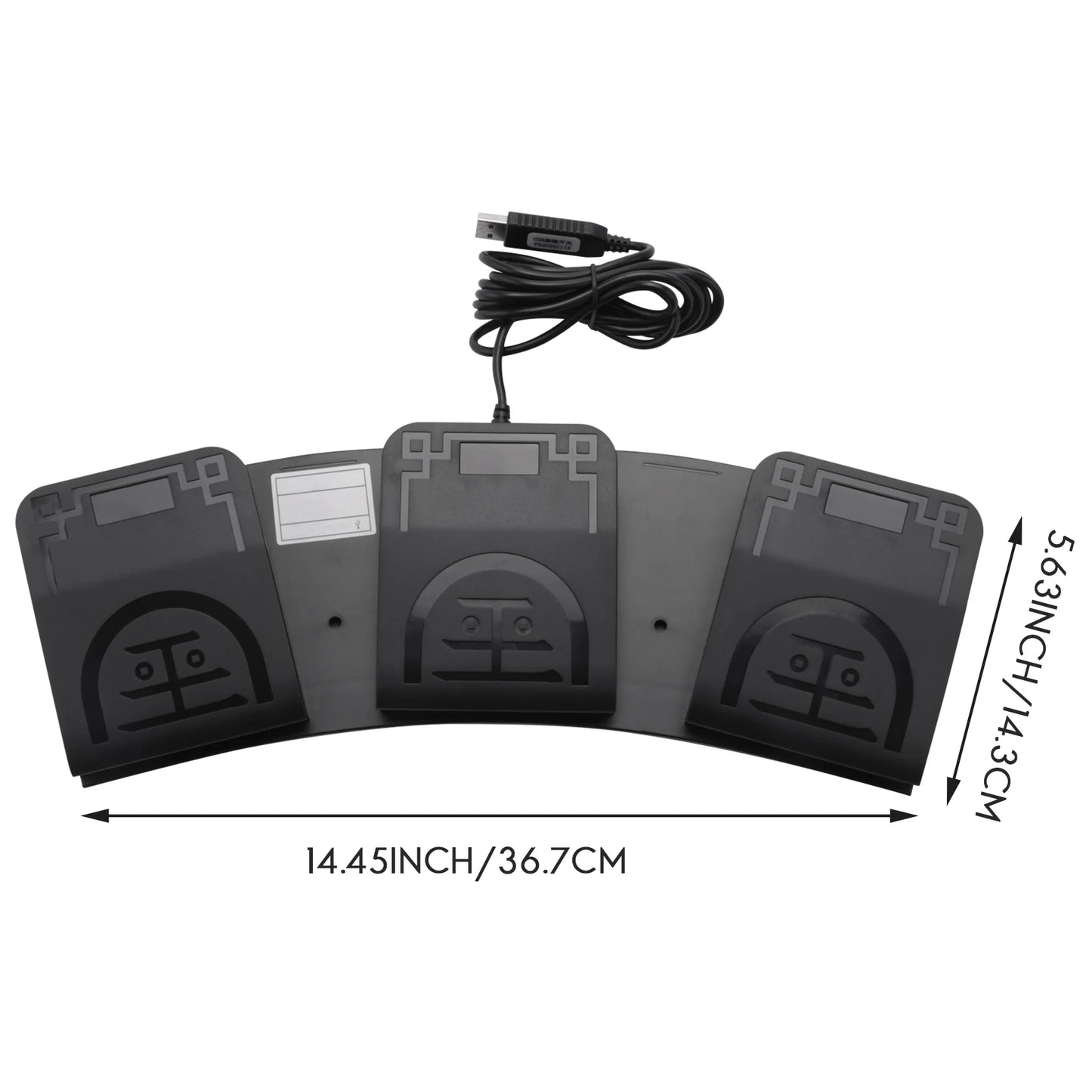 FS2020U1 USB Foot Switch Control Key Customized Computer Keyboard Action Pedal for Devices Instruments Computers Office