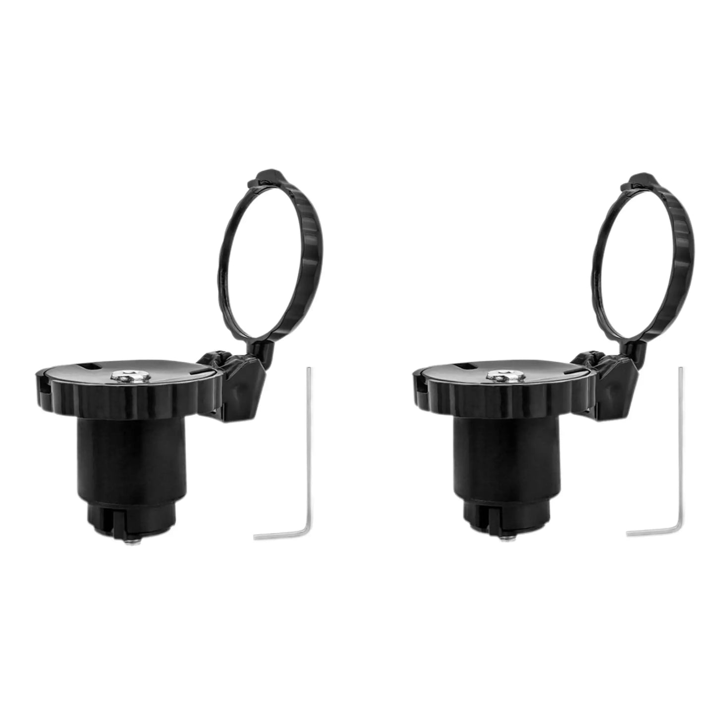 Bicycle Mini Handlebar Rearview Mirror Adjustable Rotate Clear Cycling Convex View Mirrors for MTB Road Bike Accessories