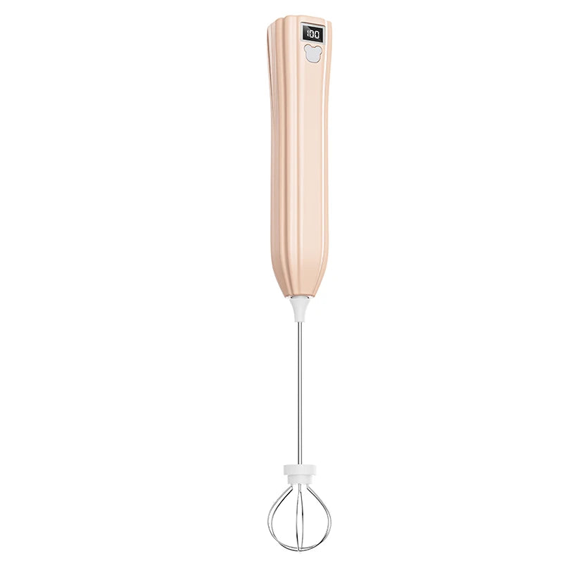 Electric Wireless Egg Beater Mini Coffee Mixer Handheld USB Charging Automatic Whipping Of Egg Whites Cream Home Baking
