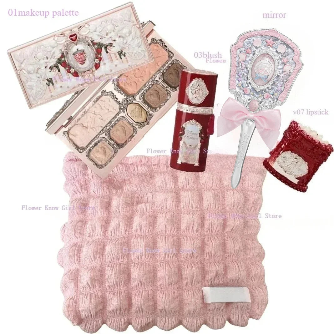 Flower Knows ALL IN ONE Makeup Kit Full Professional Face Palette Blush Eyeshadow Lip Cream Solid Perfume Sets