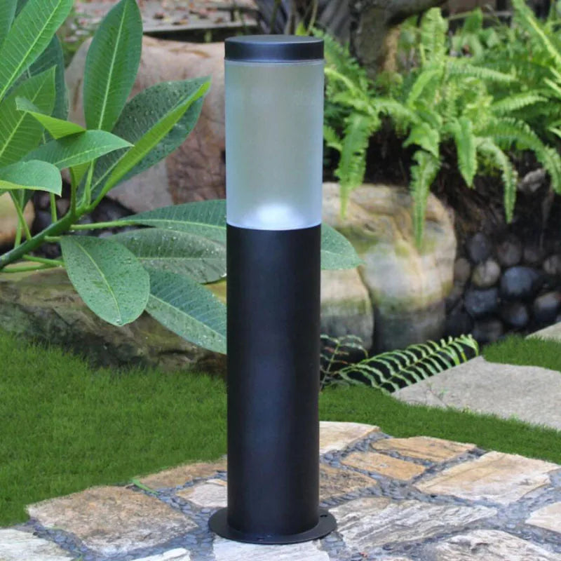 Outdoor Waterproof IP65 LED Lawn Lamp New Style Stainless Steel Pillar Garden Path Round Landscape Lawn Lights AC85-265V