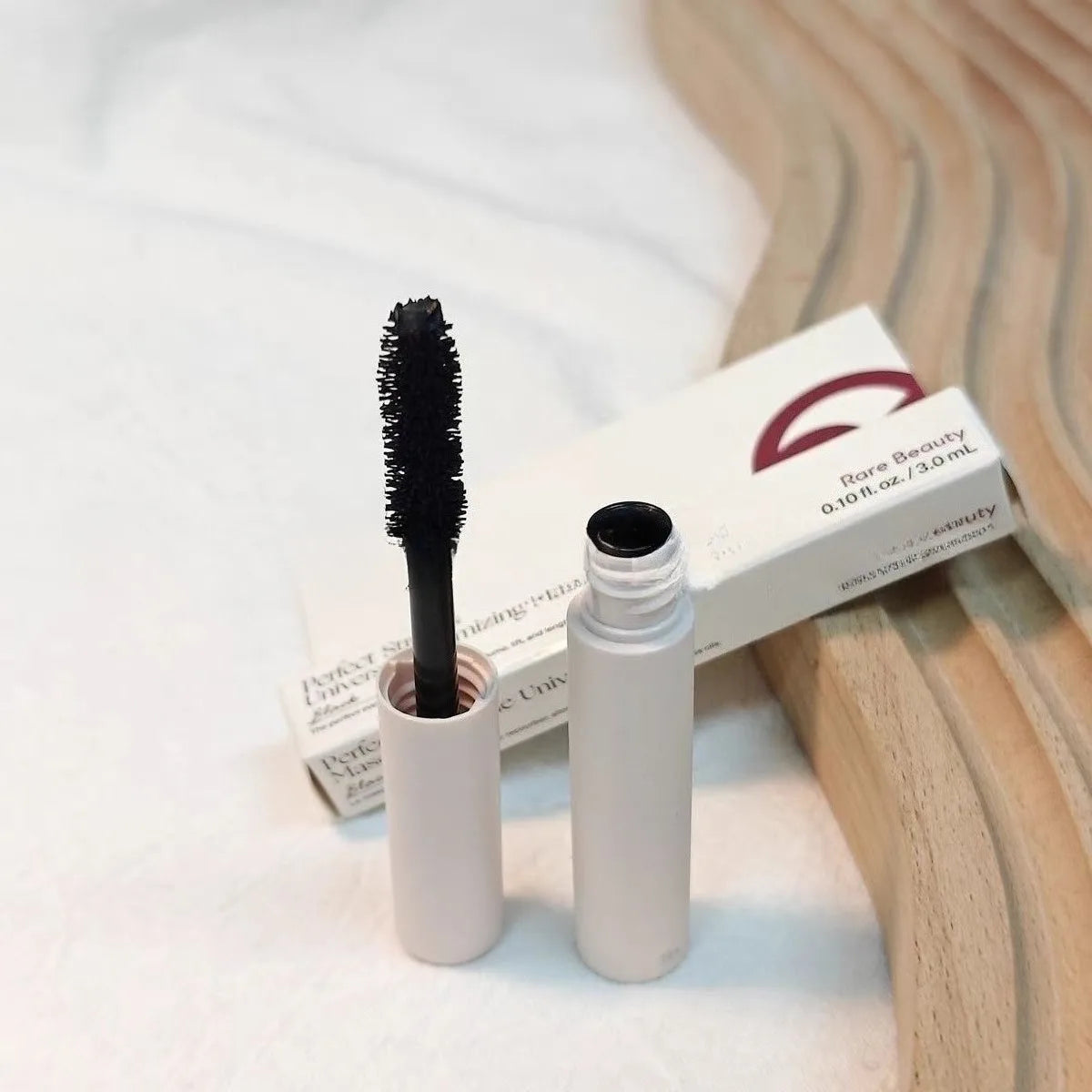 Rare Beauty Mascara Waterproof Volumizing Lengthening Curling Black Mascara Long-Lasting Smudge-Proof Sweat-Resistant With Box