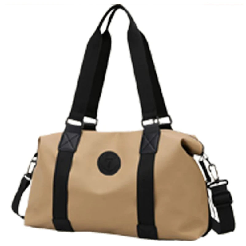 Neutral color backpack for men and women, suitable for long-distance business trips and students' luggage bags