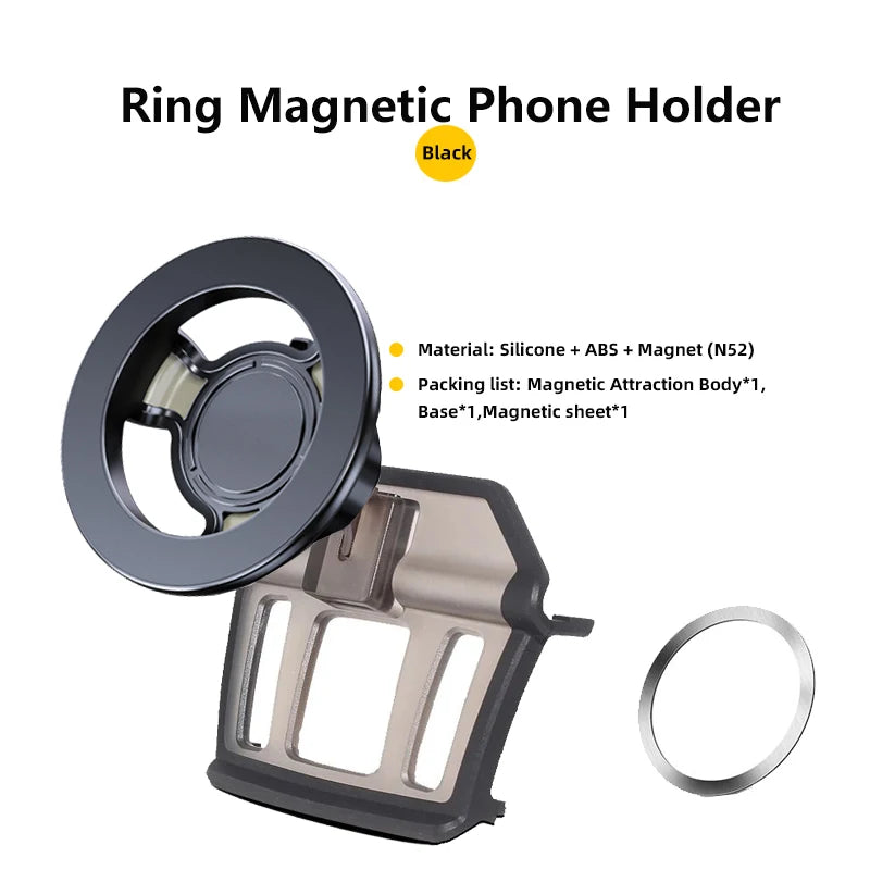 Car Phone Mount For Nissan Qashqai J11 X-Trail T32 T33 Magnetic Wireless Charger Special Mobile Phone Holder Fixed Stand Base