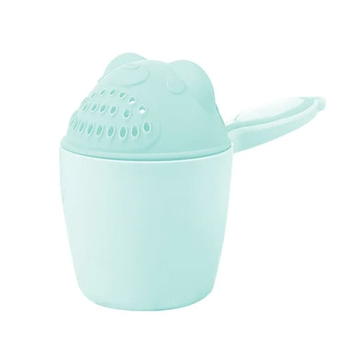 1PC Baby Shampoo Cup Baby Bath Bucket Kids Bath Spoon Child Hair Wash Cup Baby Bath Kit Cute Cartoon Baby Bath Play Funny Bucket