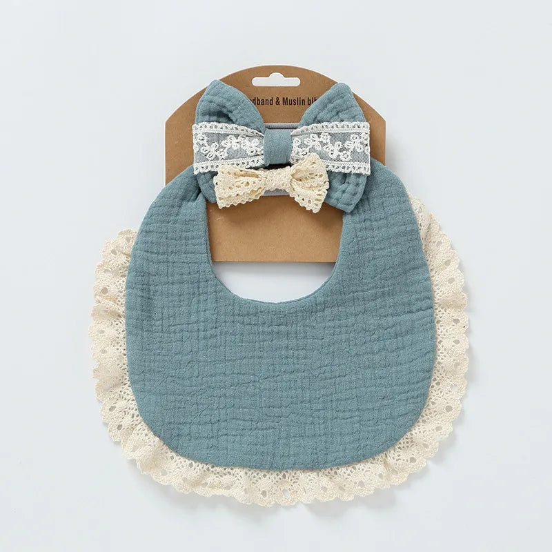 Personalized embroidered baby bib, baby pure cotton gauze bib, mouth in water, baby anti spitting, newborn bib, men's and women'