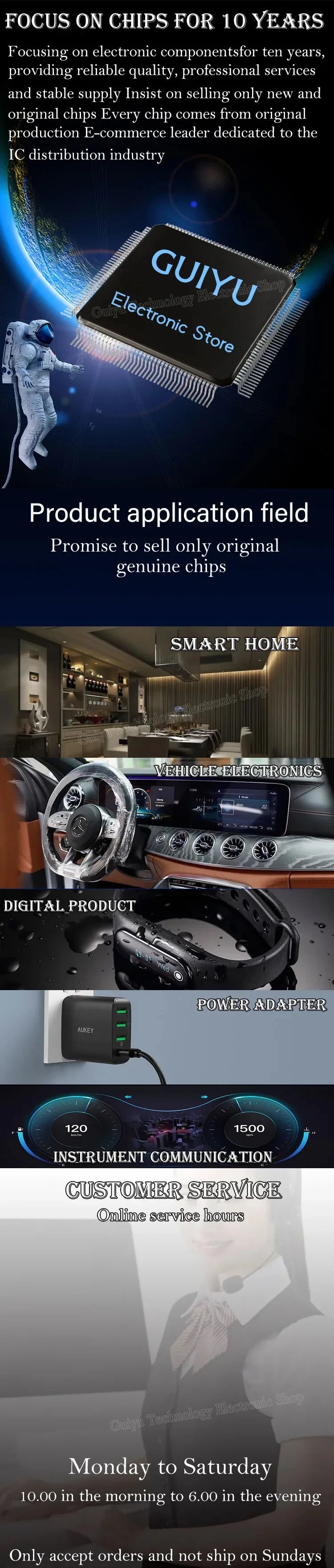 Electronic Component Order One-Stop Procurement BOM Table Integrated Circuit IC Chip Contact Customer Service For Quotation