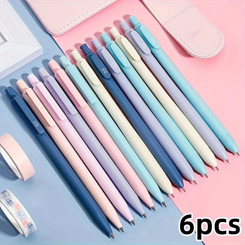 6/12 PCS Pencils for Students Use 0.5/0.7 Simple Triangular Rod Posture Correction Mechanical Pencils