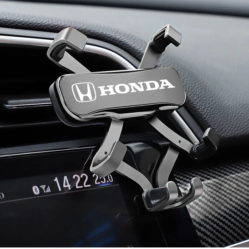 Gravity Phone Holder Car Air Vent Clip Mount Smartphone Stand For Honda Civic Accord Fit Jazz CRV BRV HRV Insight Pil