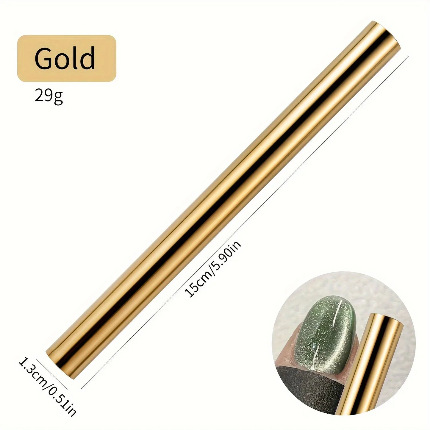 Super Long Double Head Nail Magnet Tool Pens Magnetic Cat Eye Gel Polish Nail Art Kit for DIY Salon Studio Or Home Use