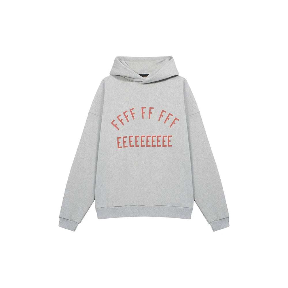 Best Version Trend Brand Double Line Letter Print Hoodies Men Women's Streetwear Fleece Sweatshirts Hooded Pullover Hoodies