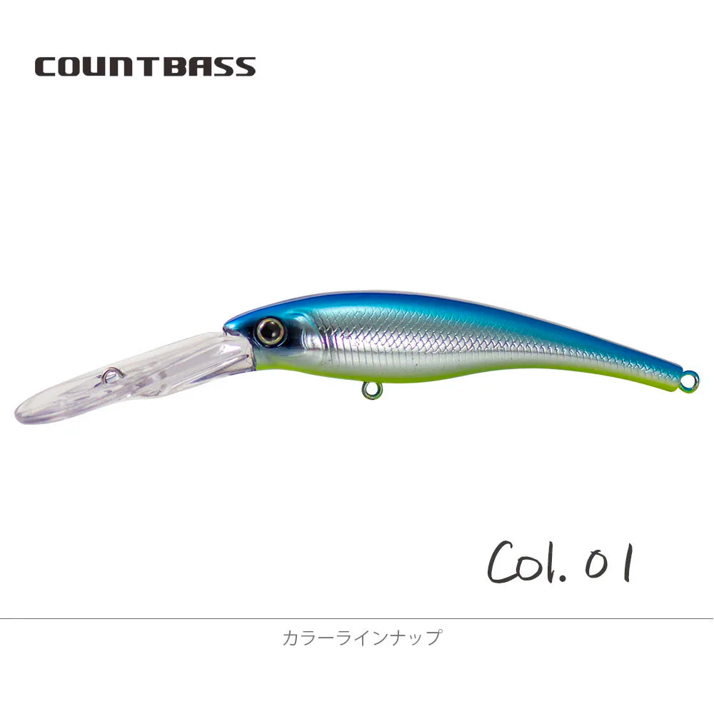 COUNTBASS Crankbaits Hard Plastic Fishingg Wobblers Shad Minnow Bass Pike Perch Angler's Lure 90mm 13g