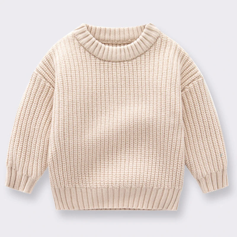 0-6Yrs Baby Boys Girls Knit Sweater Clothes 2025 New Toddler Infant Newborn Knitwear Soft Spring Long Sleeve Baby Pullover Tops
