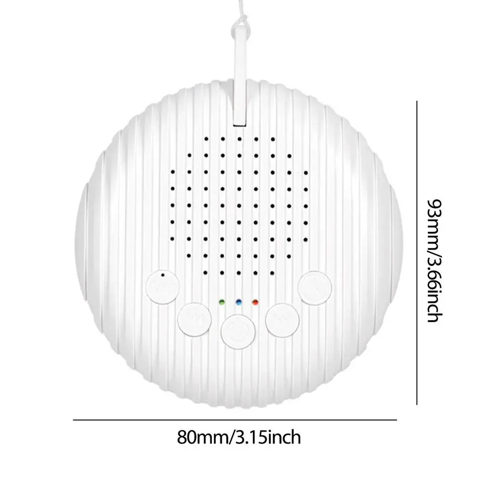 Baby White Noise Machine USB Rechargeable Timed Shutdown Sound Machine Sleep Soother Relaxation Monitor For Baby Adult Office