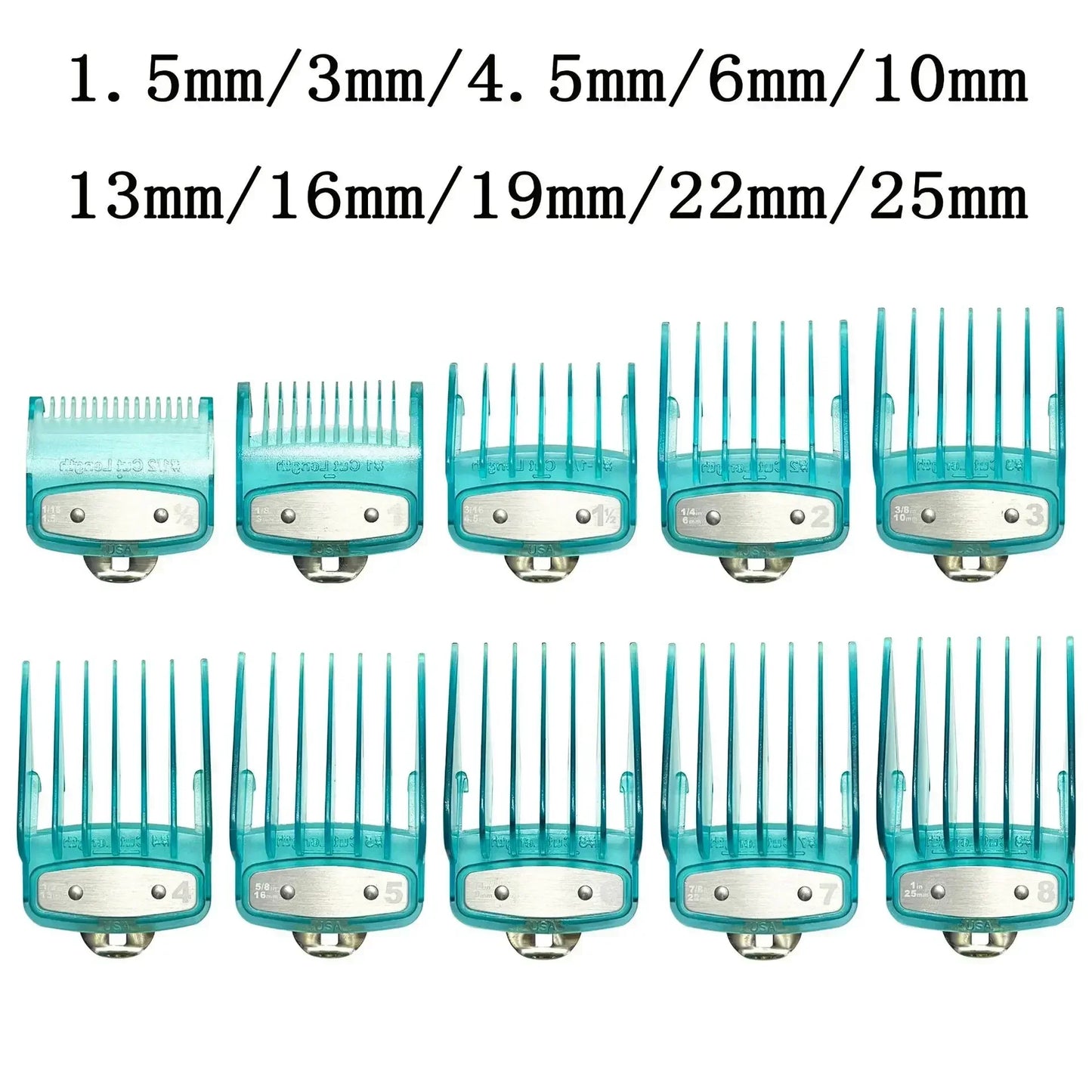 Professional Hair Clipper Limit Guide Comb For Wahl Trimmer Universal Cutting Guide Comb Haircut Tools Hair Clipper Limit Comb