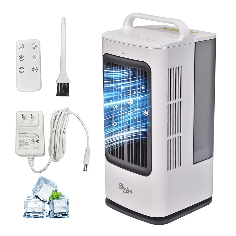 2026 Portable Air Conditioner Fan Smart Touch Control Timer Multi-Functional Air Cooler for Home Office Use
