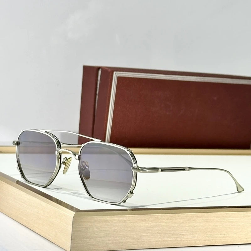 MARBOT Sunglasses Alloy Oval Women Men Fashion Popular Luxury Brand Women Sunglasses Designer Shades Outdoor Retro
