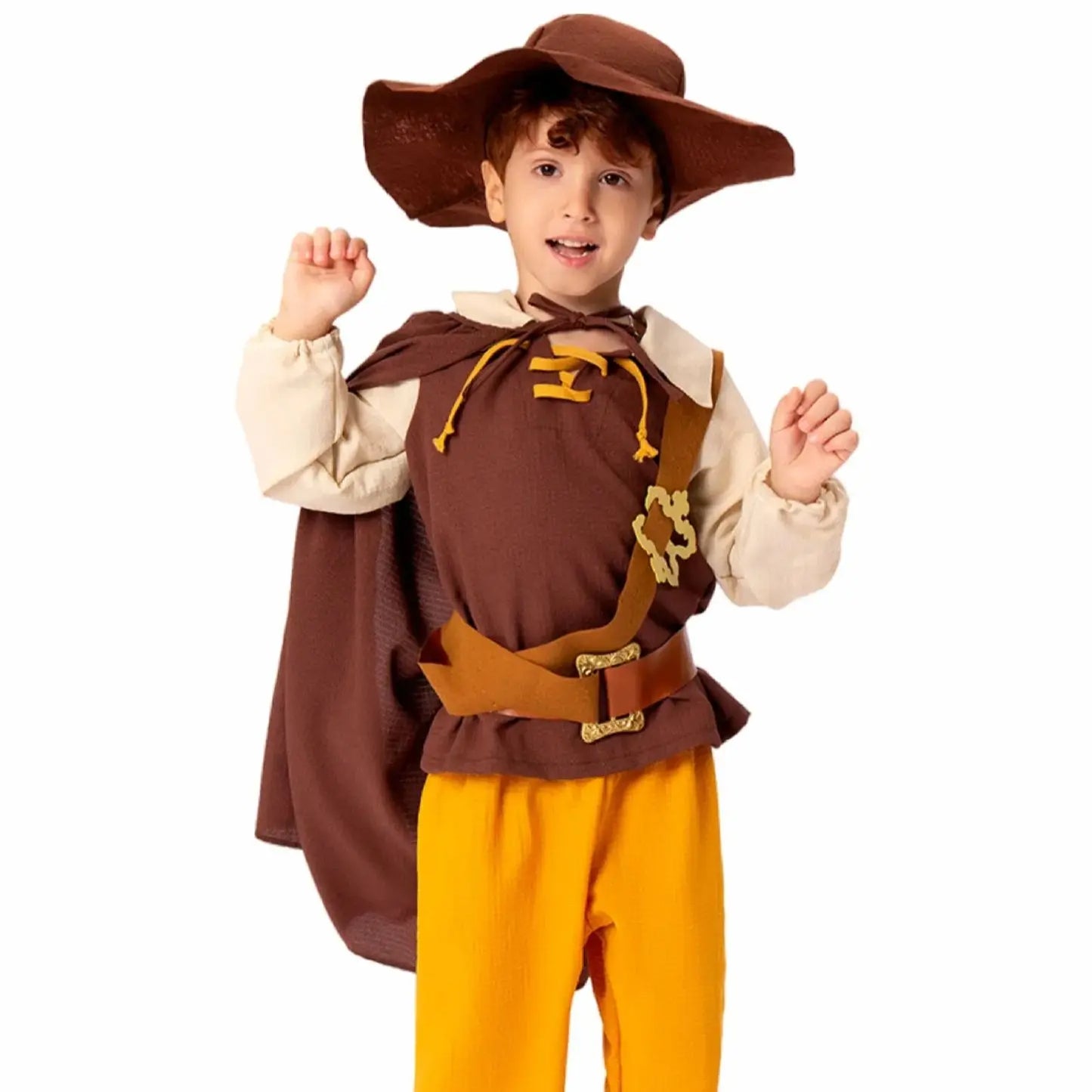 Halloween Costumes Children's Performance Costumes Bat Capes Pleated Witch Hats