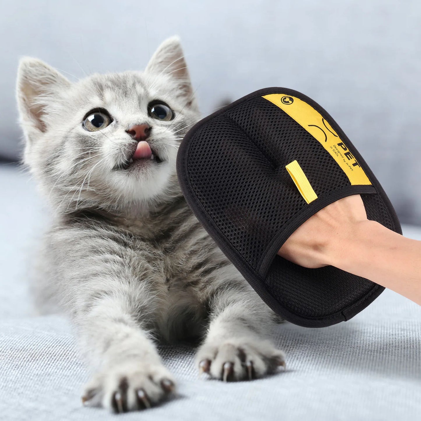 3 Pcs Pet Hair Remover Glove Reusable Static Removal Gloves Double-Sided Cat Dog Grooming Gloves Hair Removal Tool Pet Supplies