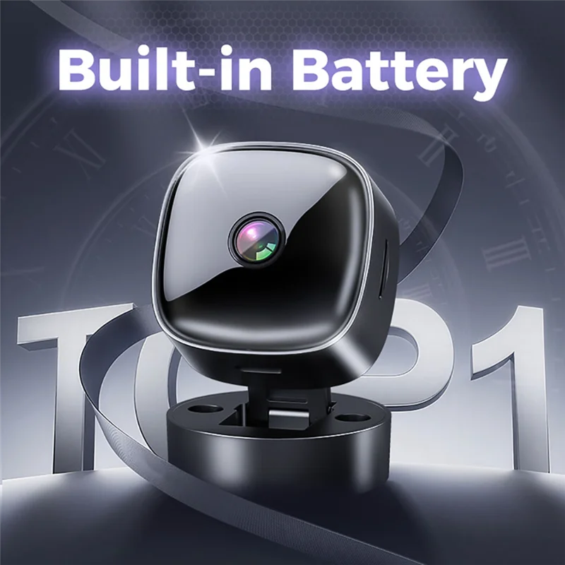 ABSQ-HD 1080P Mini Wifi Camera Night Vision Camera 360° Rotatable Home Security Protection Wireless Wifi Surveillance Camera