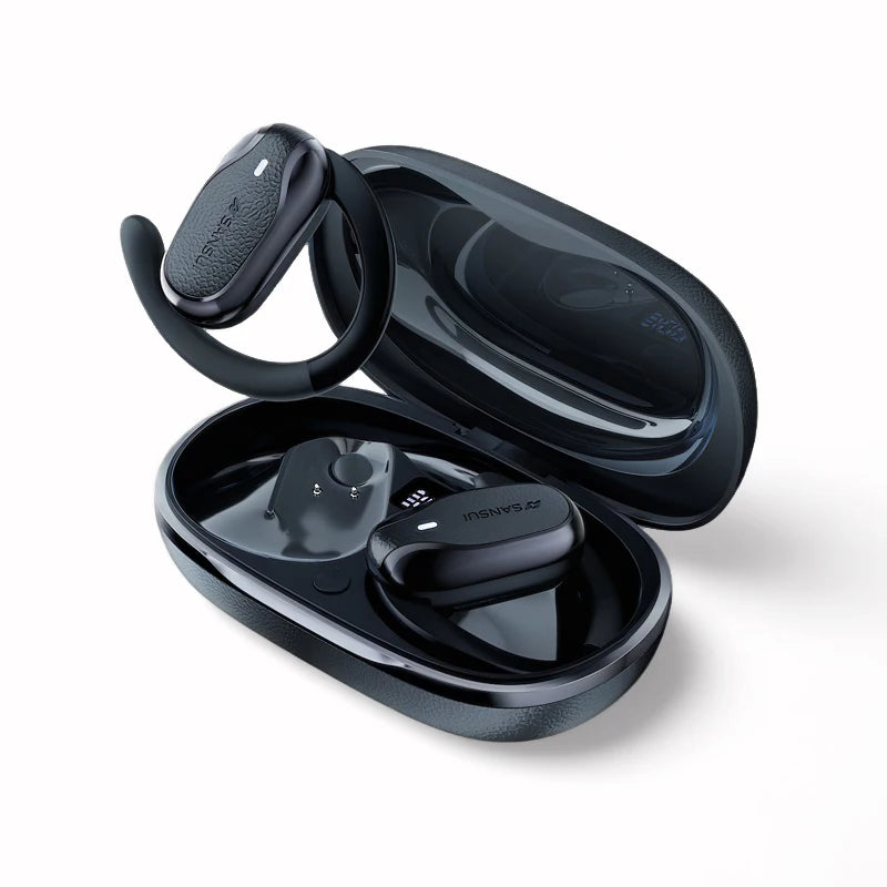 Sansui W65 Air Conduction Bluetooth 5.4 Earphones ENC Noise Canceling Bluetooth Headphone on Ear OWS Wireless Headsets with APP