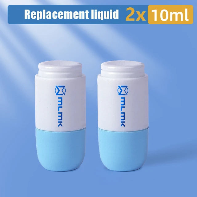 2 In 1 Thermal Paper Correction Solution & Parcel Box Opening Knife Home Office Identity Data Security Protection Liquid Eraser