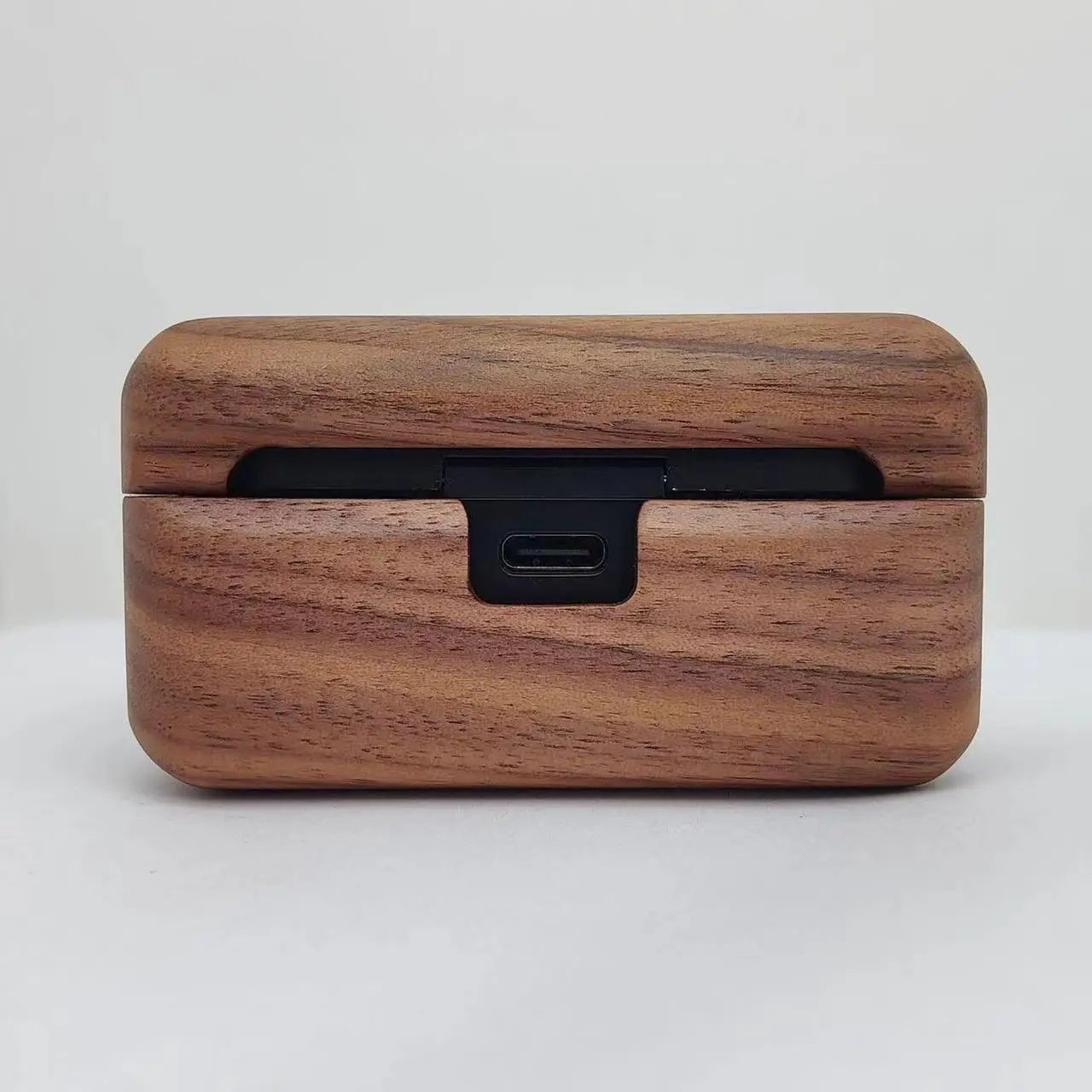 For Panasonic Technics EAH-AZ80 Case Wireless Bluetooth Earphone Protective Case with Pressure Resistant Hard Shell Made of Wood