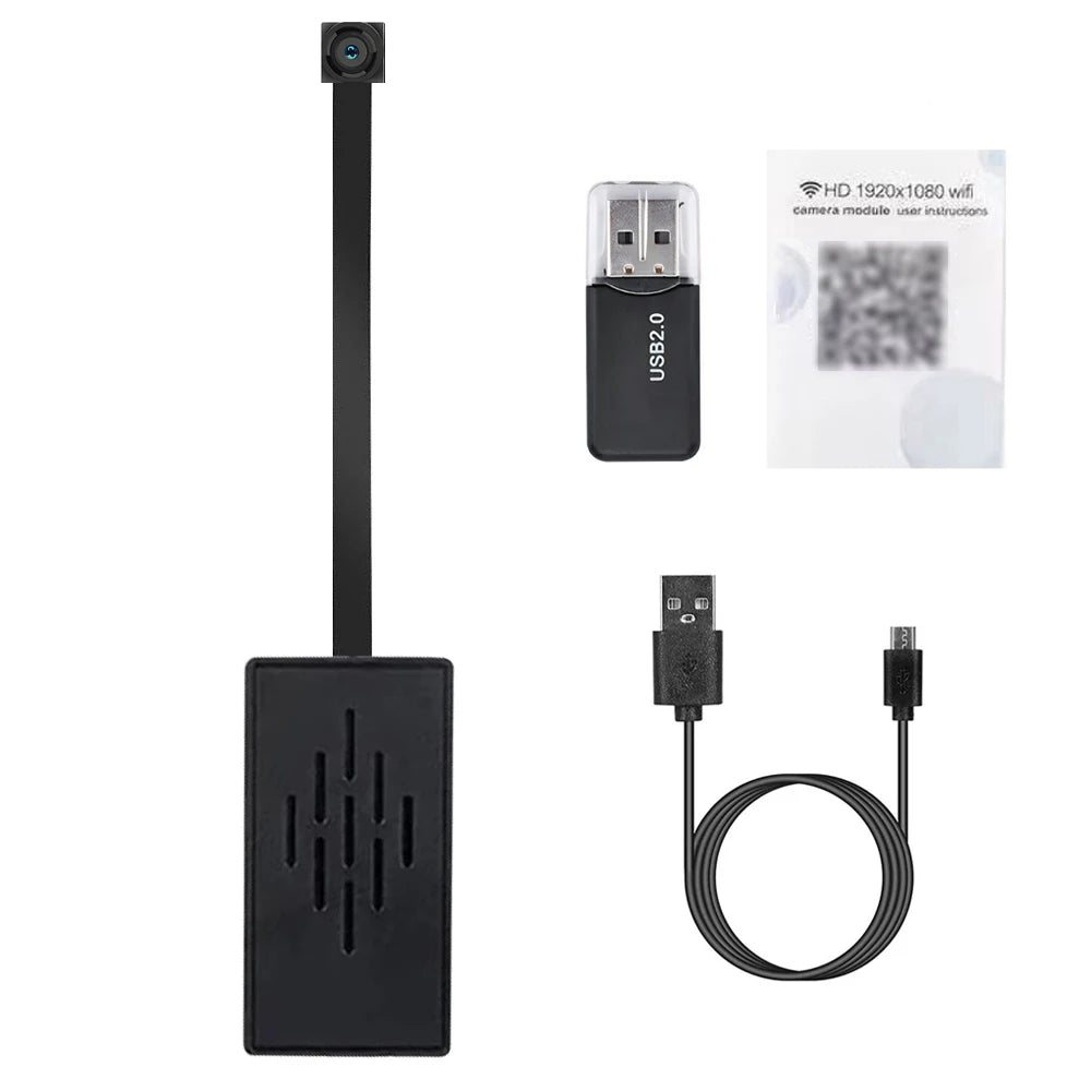 HD 1080P Mini Camera DIY Portable Wireless Module WiFi Camera Video Recorder Motion Detection P2P Camcorder Support Remote View
