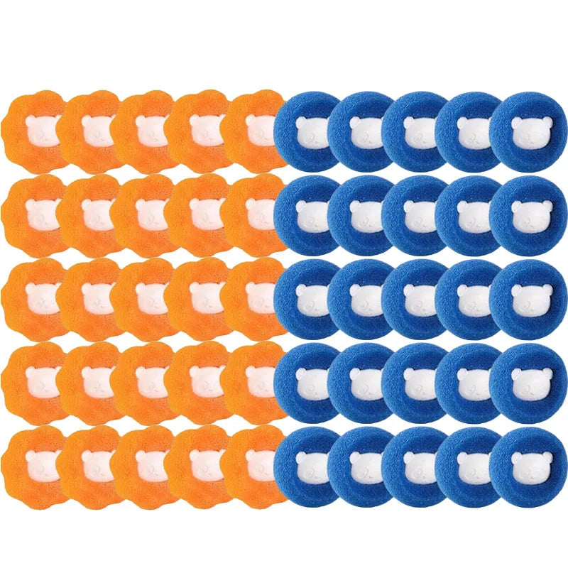 Magic Laundry Ball Kit Reusable Clothes Hair Cleaning Tool Pet Hair Remover Washing Machine Cat Dog Hair Catcher Laundry Ball
