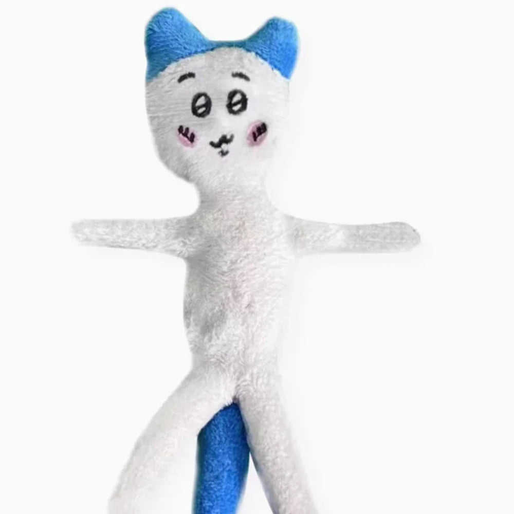 12cm Chiikawas Funny Doll Full Body Movable Swing Design Anime Cute Cartoon Plush Key Accessory Bag Decoration Toy Holiday Gift