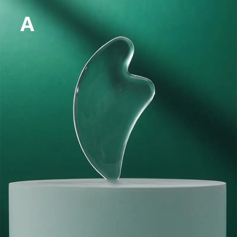 1Pcs Transparent Gua Sha Board Gua Sha Massage For Face Lifting Gua Sha Scraping Face Massager Resin
