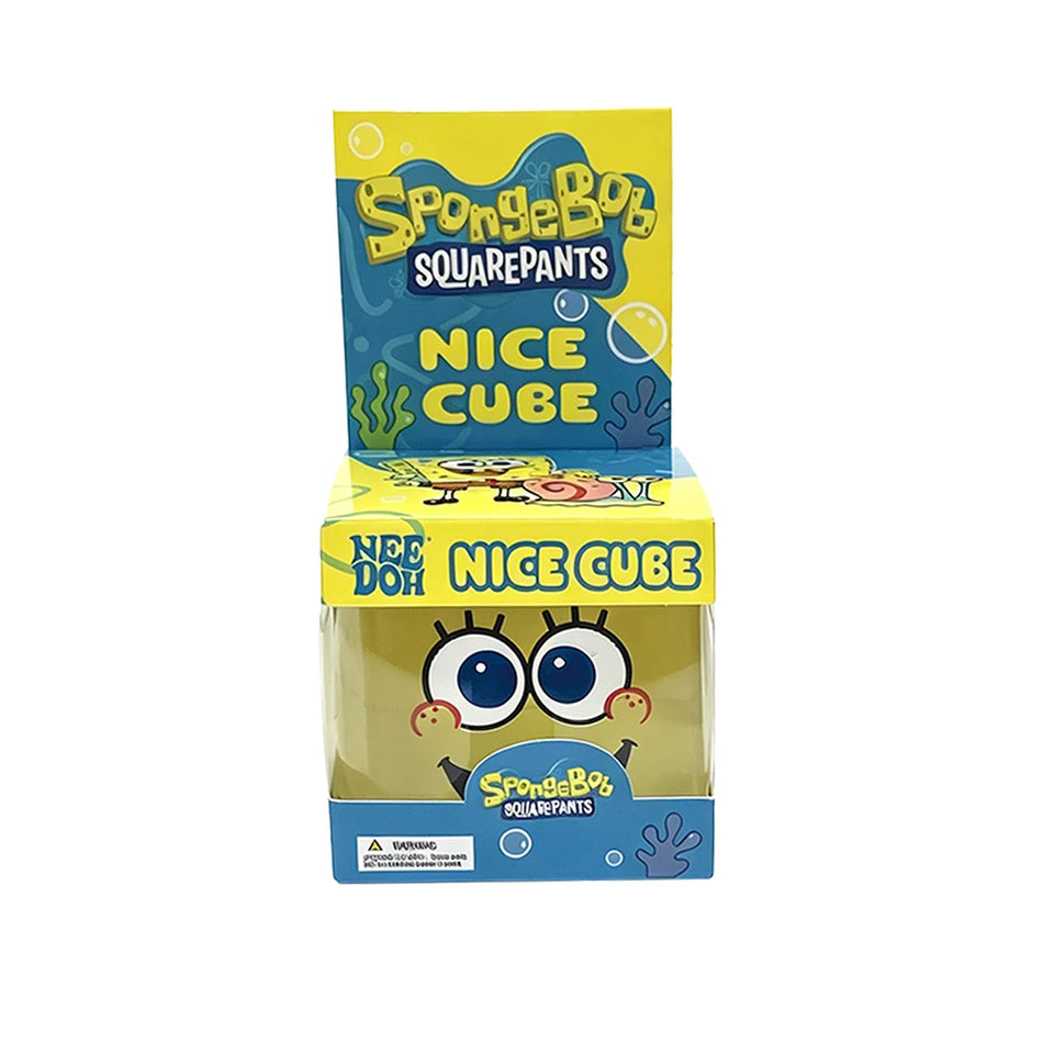 Squishy In Stock SpongeBob Squishy Stress Relief Cube Toy, Malt Sugar Slow Rebound Squeeze Fidget Toy Birthday Gift
