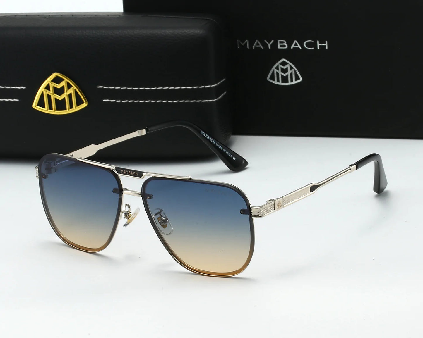 MAYBACH Sunglasses Luxury brand UV400 Protection for Men and women Classic Sun Glasses High Quality Eyewears Pilot Goggle 6830