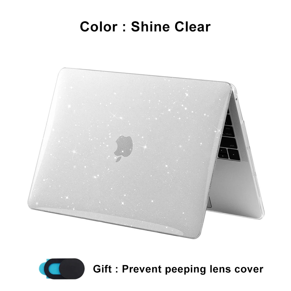 Laptop Cases for MacBook Air 15 Case M4 2025 A3241 Touch ID pasta macbook Air 15.3 inch 2024 M3 A2941 M2 2023 A3114 Funda shell