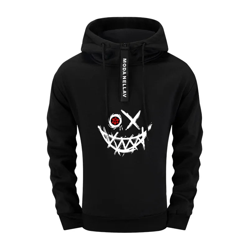 Mens 2 Piece Coord Set 2025 New Half Zip Hoodie and Pants Urban Streetwear Tracksuit Autumn Winter Casual Wear