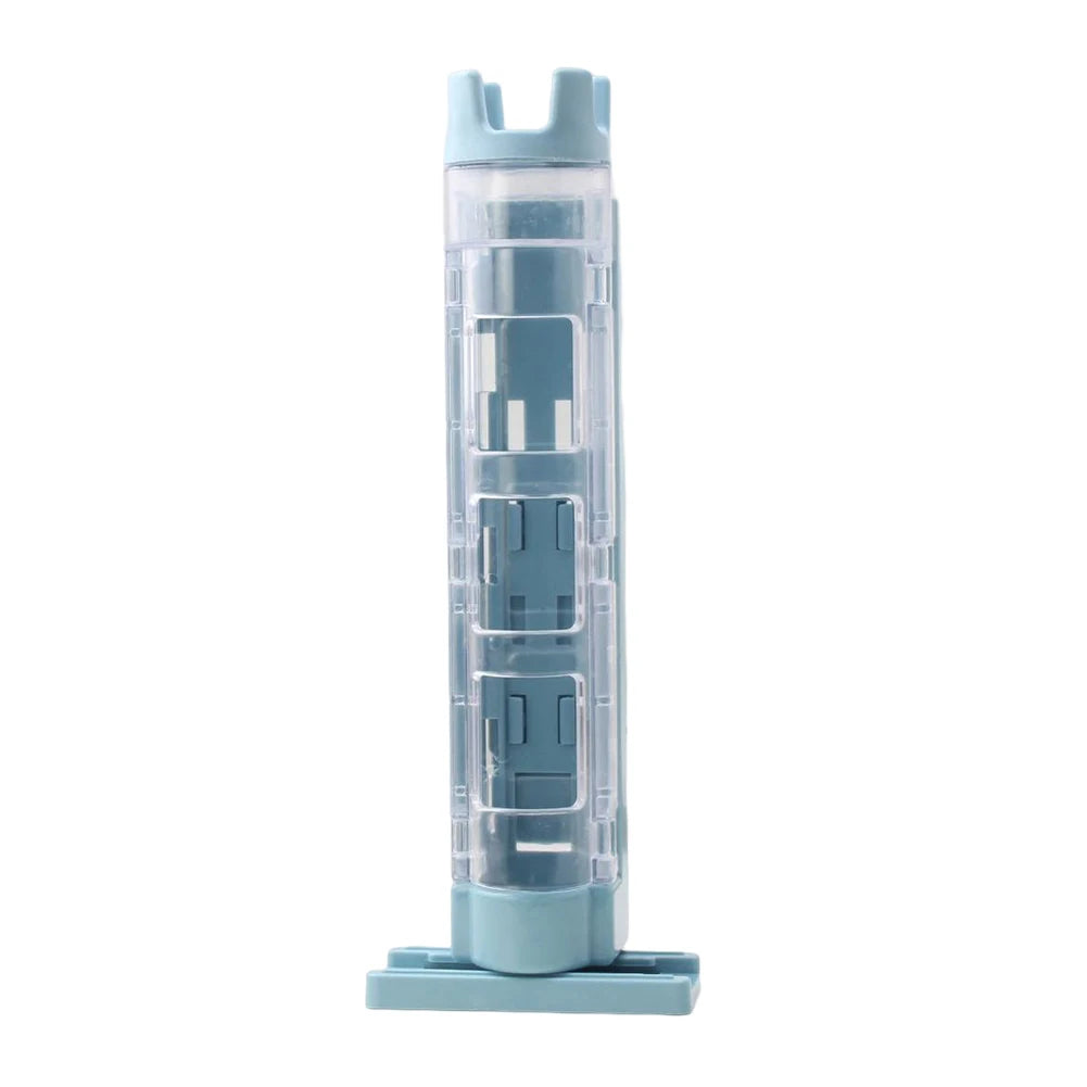 Plastic Fishing Box Pole Bracket Detachable Fishing Box Rod Display Bracket Adjustable Portable Snap Design Outdoor Accessories