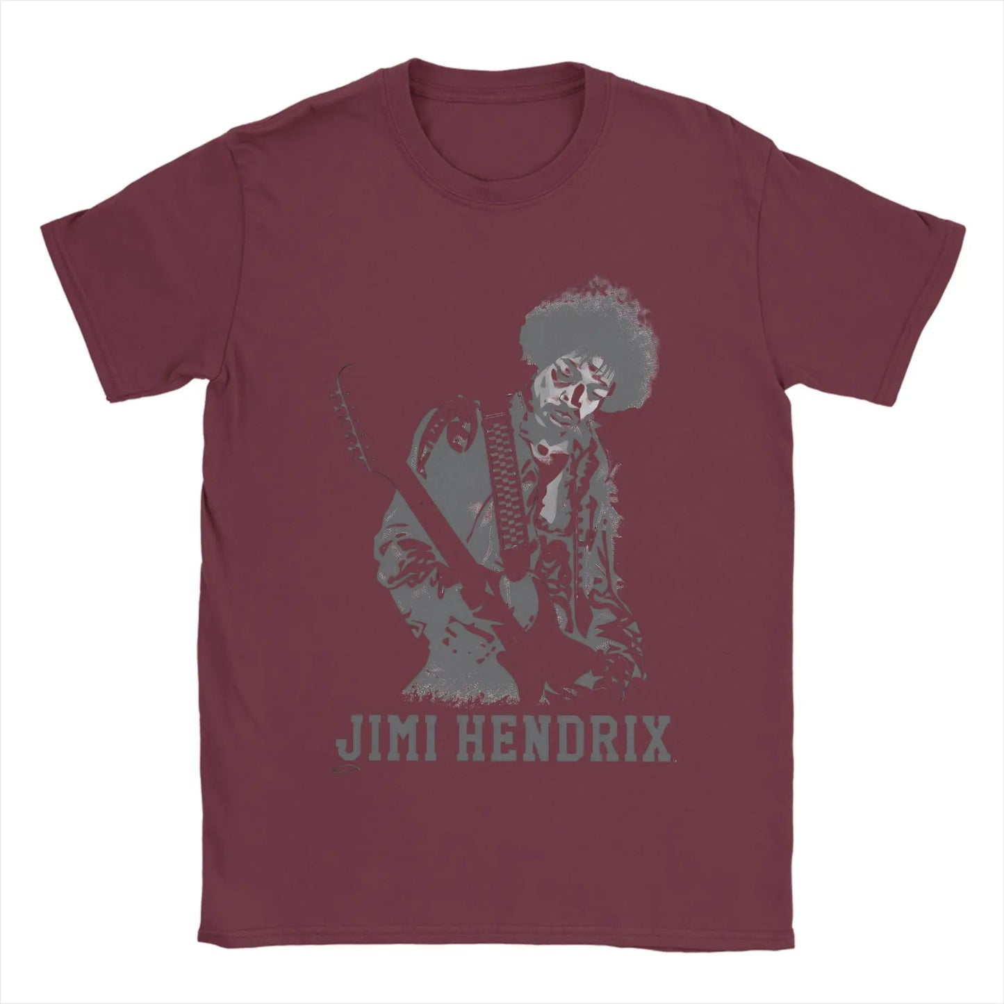 Jimi Hendrix Cotton T-Shirt For Man Summer Classic T Shirts Breathable Novelty Tee Shirt Big Size Casual Clothing