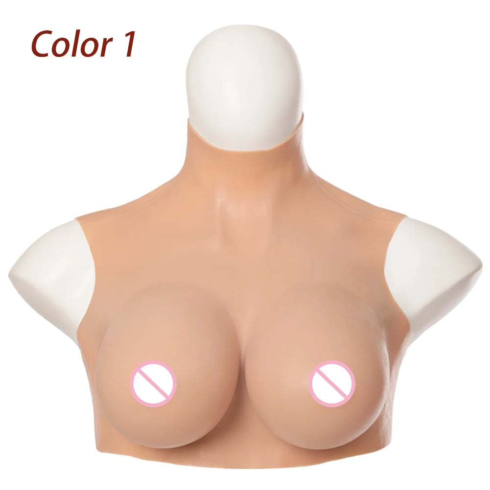 Realistic Silicone Breast Forms Artificial Fake Boobs for Crossdresser Shemale Drag Queen Transgender Cosplay