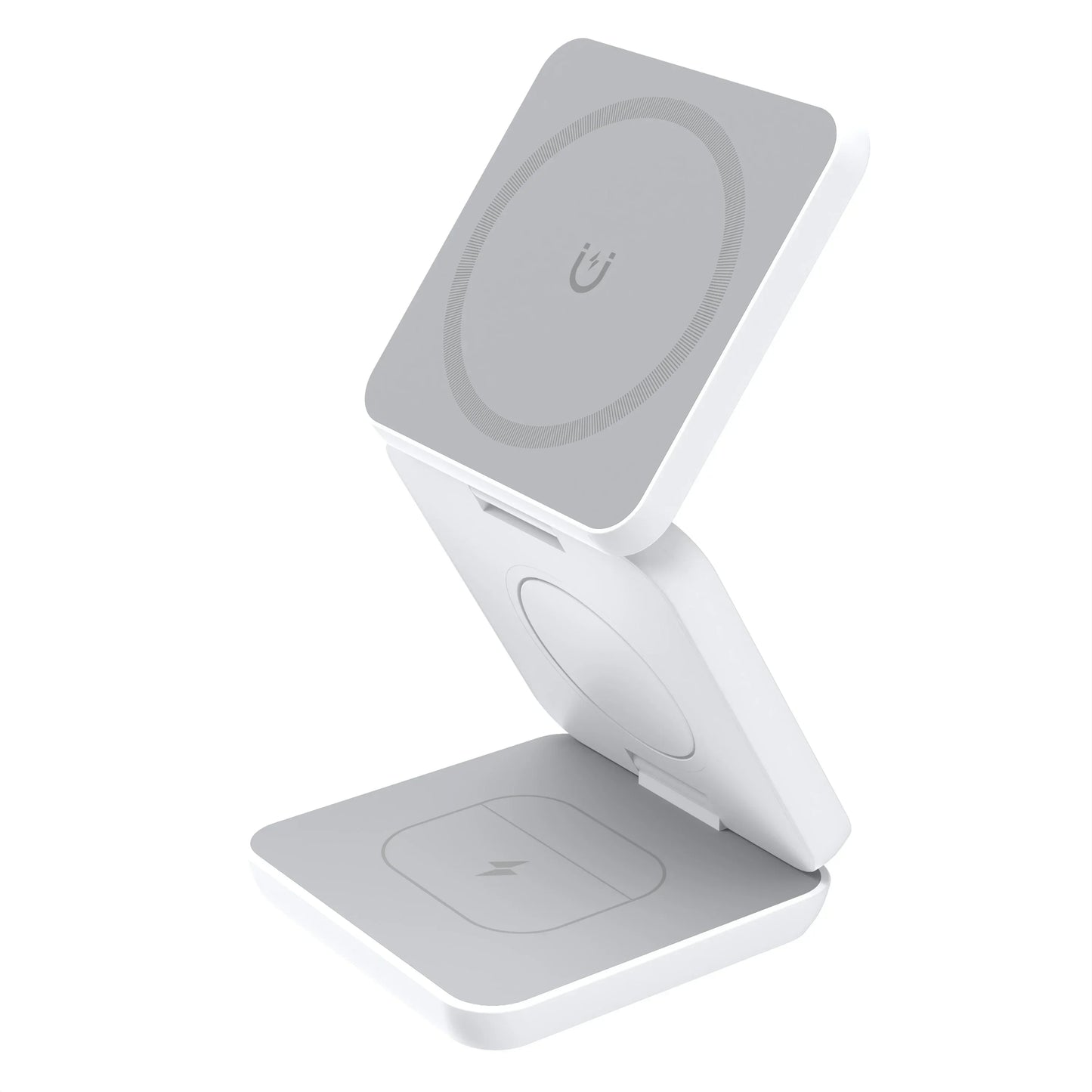 3 in 1 Foldable Magnetic Wireless Charger Stand for MagSafe Compatible iPhone 17 16 15 Apple Watch AirPods Pro 2 Strong Magnetic