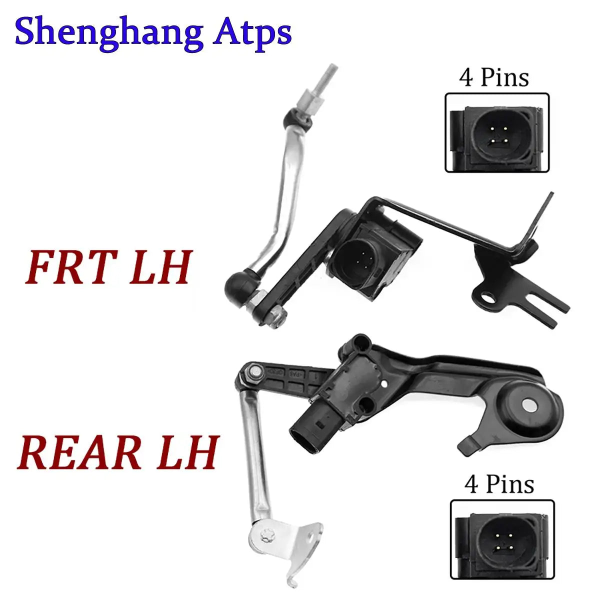 Front Rear LH Height Level Sensor 8R0941285E 8R0941285G 8R0941309C 8R0941309E For Audi Q5 2.0/3.0/3.2 2008-17 Q5/SQ5 TDI 2012-17