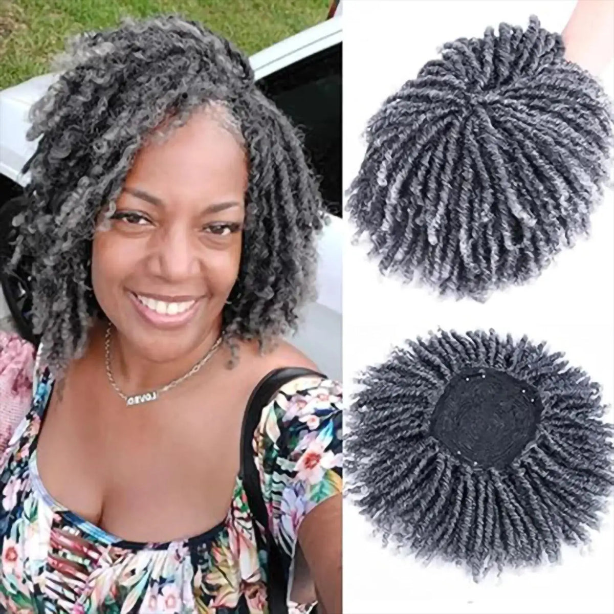 Dirty braids, head covers, synthetic wigs, synthetic braids, chemical fiber semi-wigs, dirty braids, braided wigs Unisex