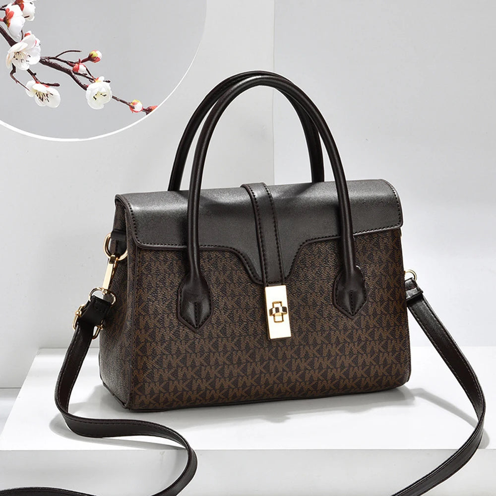 Fashion Luxury Design Shoulder Bag Womens Handbag New Trend Ladies Lady Tote Bags Print Pu Leather Shoulder Cross Bag For Woman