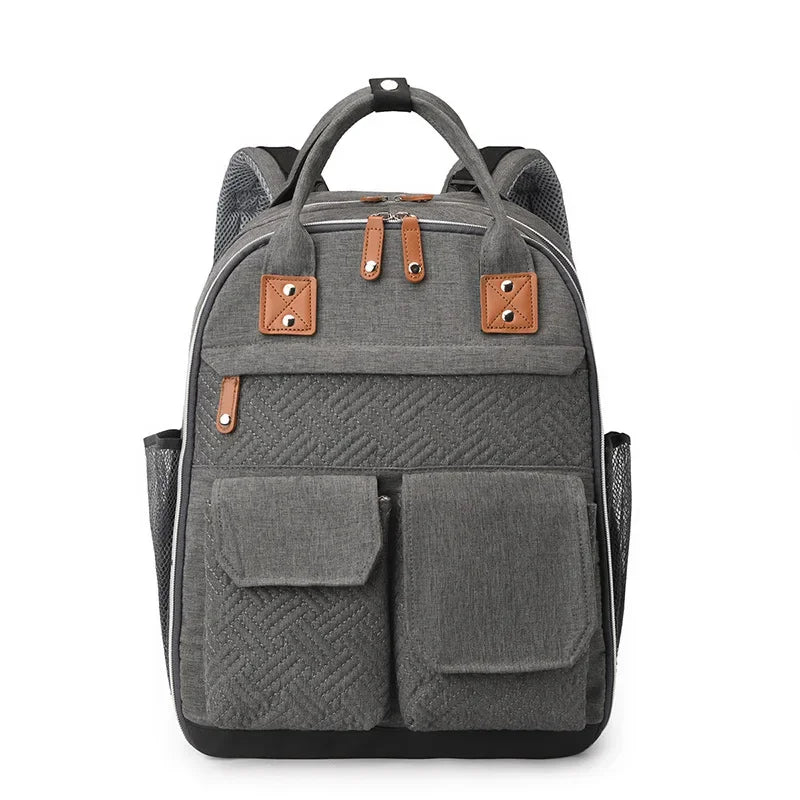 Diaper Bag Backpack for Stroller Waterproof Mummy Large Capacity Outdoor Travel Nappy Maternity Bag with Portable Changing Pad