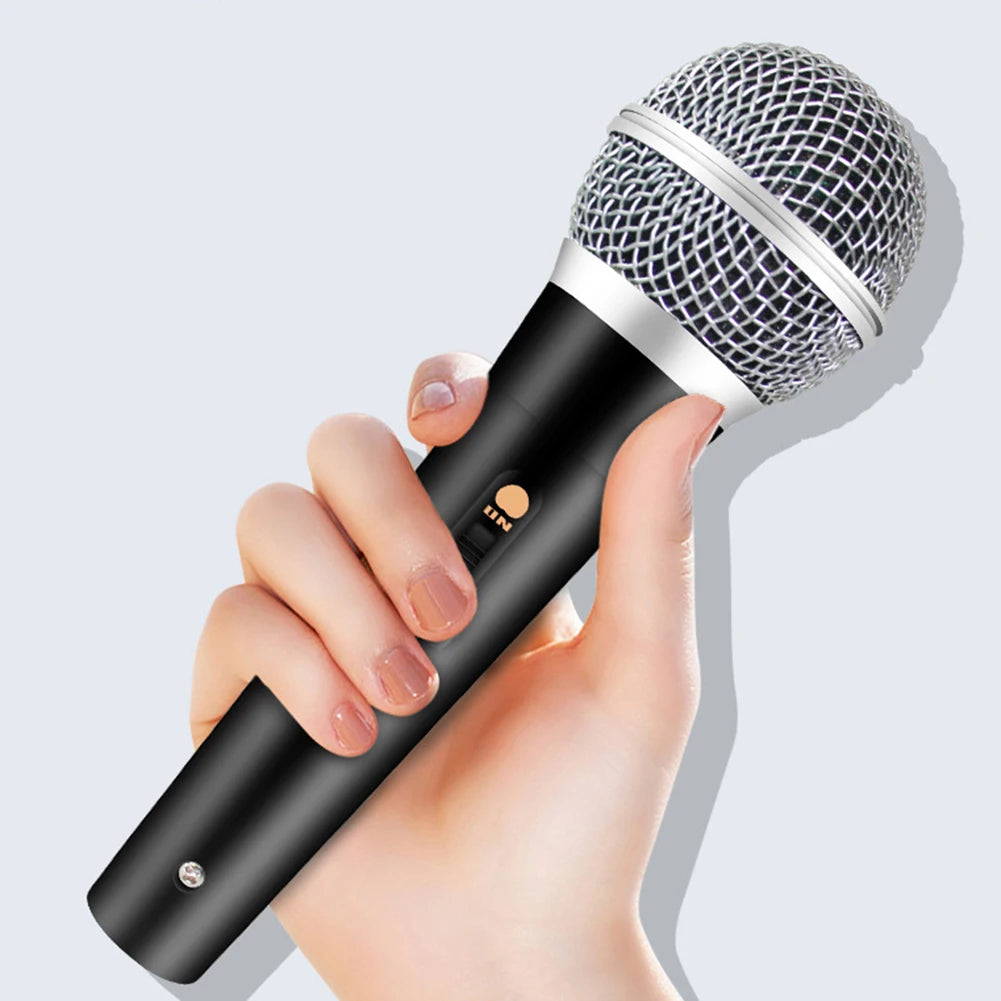 Karaoke Microphone Handheld Professional Wired Dynamic Microphone Clear Voice Mic for Karaoke Vocal Music Performance HOT