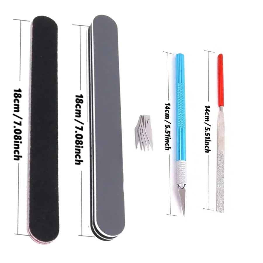 Model Basic Tools Craft DIY Model Car Hobby Building Repairing Assembly Tool Beginner Handmade Scissors Tweezers