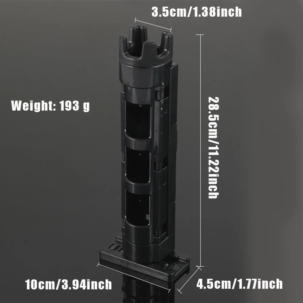 Multifunctional Portable Fishing Box Rod Stand Fishing Box Rod Barrel Holder Fishing Box Pole Accessories