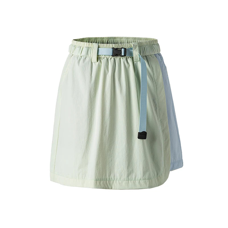 Women's UPF2000+ UV Protection Skort High Waist Hiking Skirt Shorts Quick Dry Cooling Summer Tennis Sports Skirt with Pouch